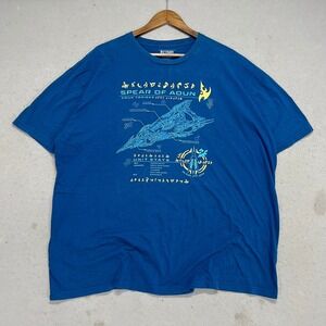 Blizzard StarCraft II Spear of Adun Protoss Arkship Graphic T-Shirt Blue 3XL